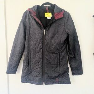 ISIS Clothing for Women Quilted Hooded  Jacket black with hood size 6